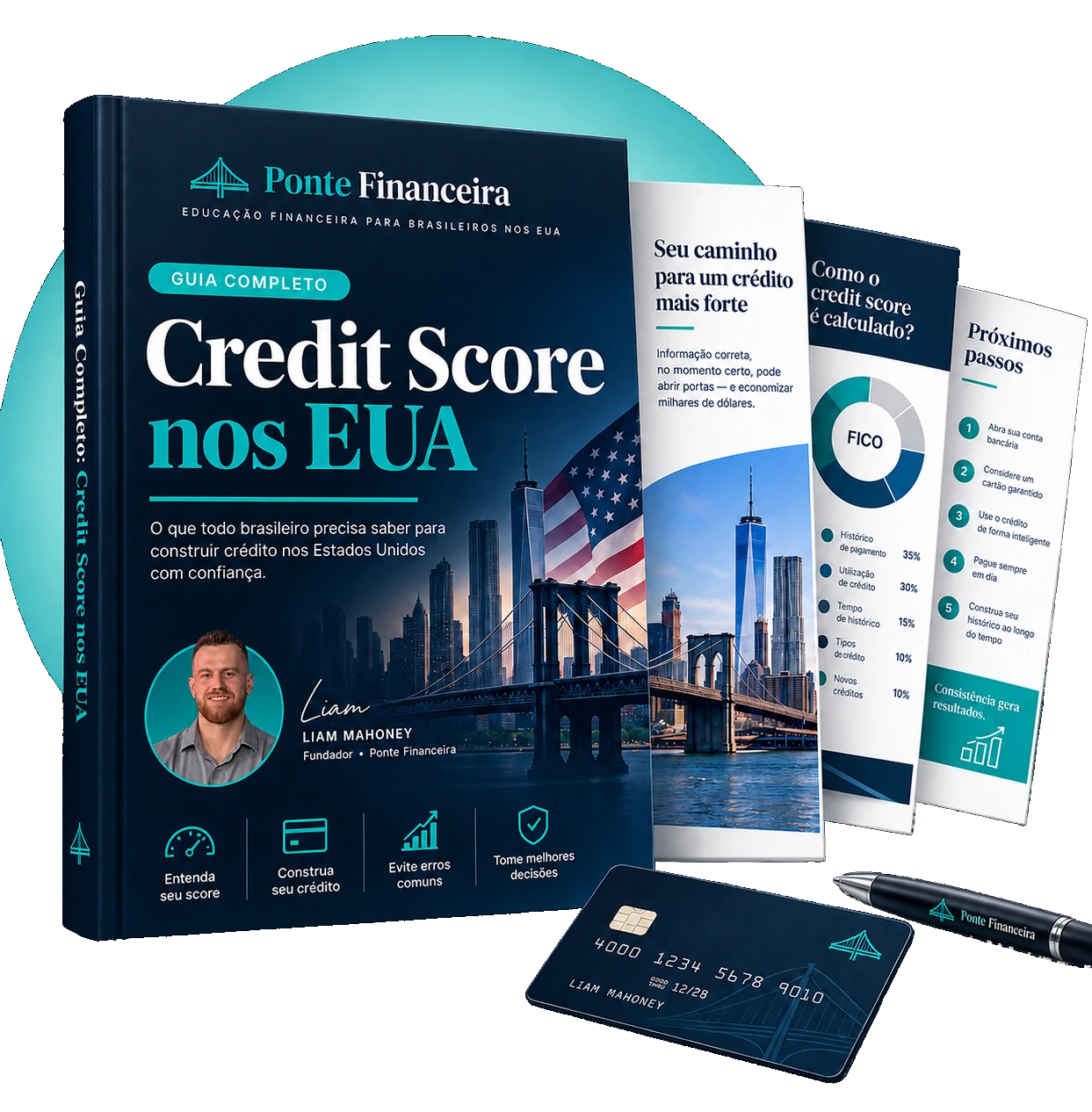 Guia Completo de Credit Score nos EUA da Ponte Financeira