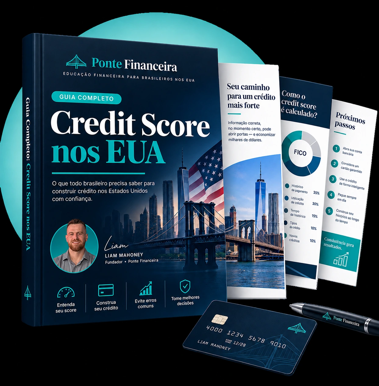 Guia Completo de Credit Score nos EUA da Ponte Financeira